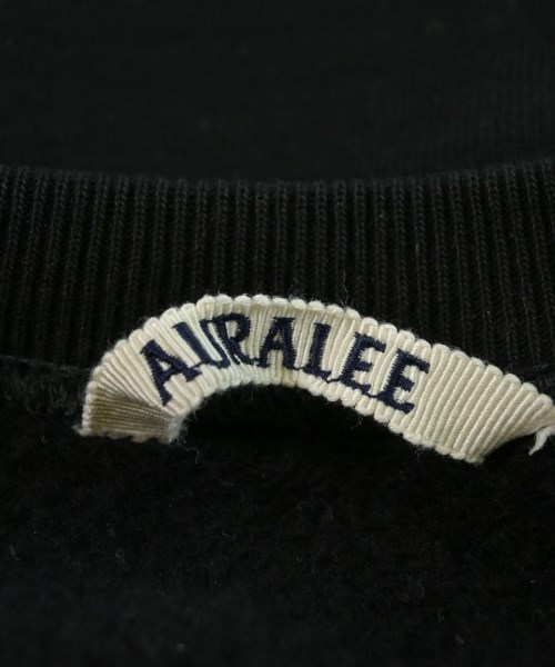 AURALEE（オーラリー）スウェット 黒 サイズ:0(S位) レディース/2200700697021