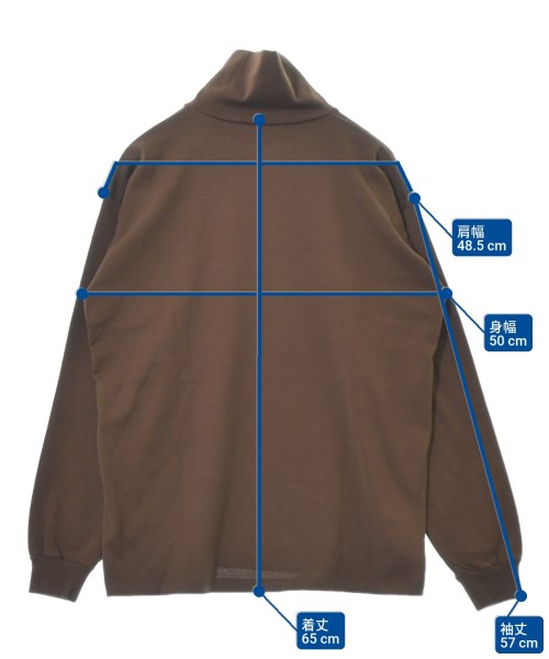 AURALEE（オーラリー）Tシャツ・カットソー 茶 サイズ:1(M位) レディース/2200650789029