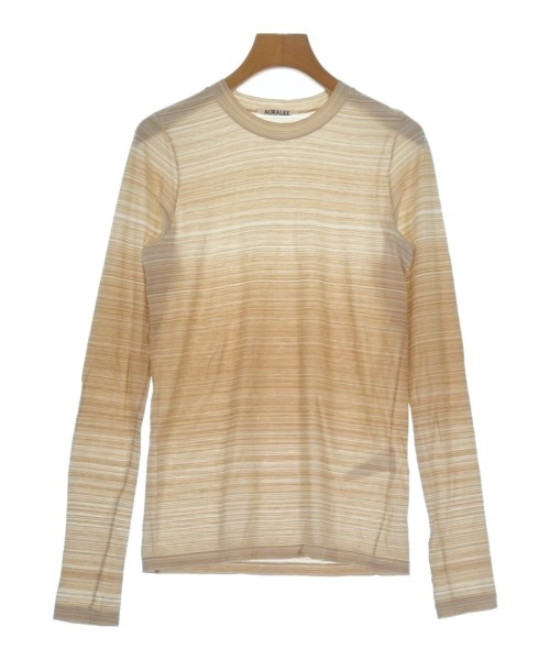 AURALEE(オーラリー)Tシャツ・カットソー ベージュ サイズ:0(S位)/2200655497042