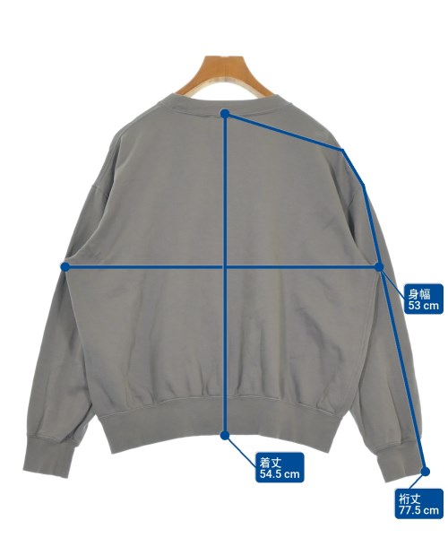 AURALEE（オーラリー）スウェット グレー サイズ:0(S位) レディース/2200652963021