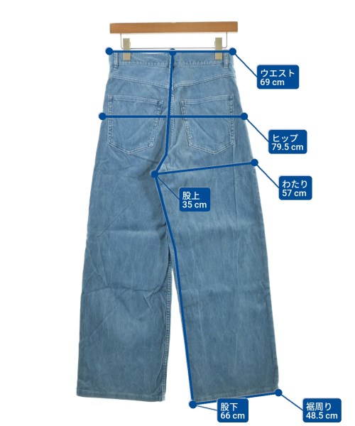 AURALEE（オーラリー）チノパン 青 サイズ:0(S位) レディース/2200653323251