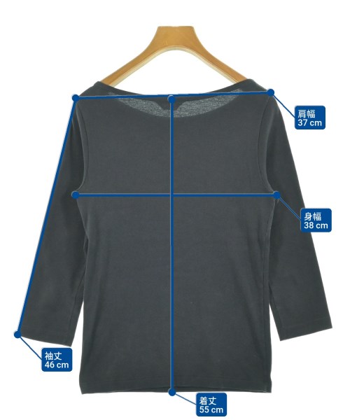 AURALEE（オーラリー）Tシャツ・カットソー 黒 サイズ:1(M位) レディース/2200651052085