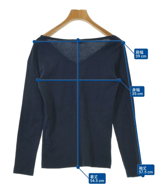 AURALEE（オーラリー）Tシャツ・カットソー 紺 サイズ:1(M位) レディース/2200657417130