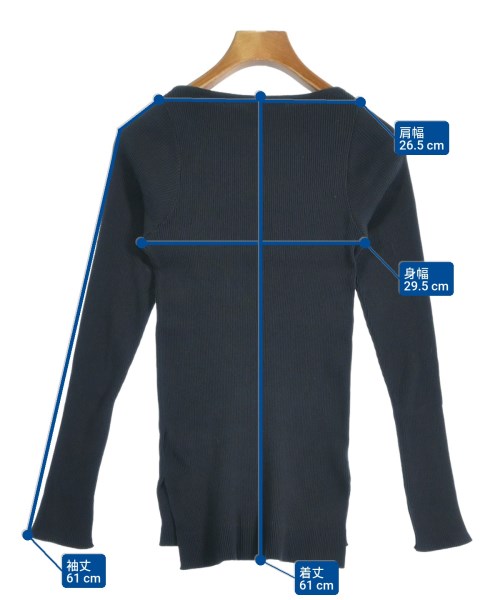 AURALEE（オーラリー）Tシャツ・カットソー 紺 サイズ:0(S位) レディース/2200657819057