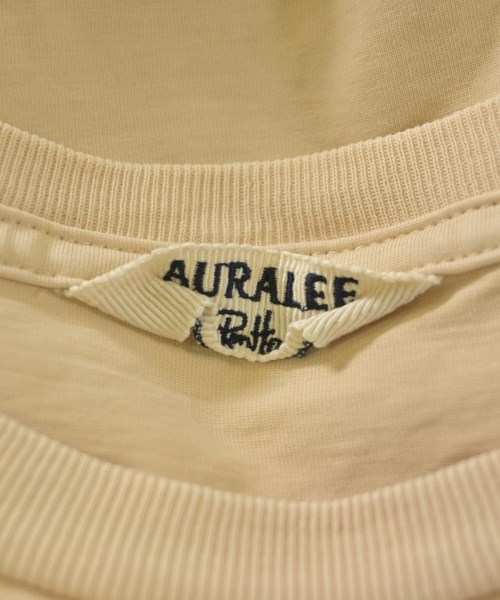 AURALEE（オーラリー）Tシャツ・カットソー ベージュ サイズ:1(M位) レディース/2200658543104