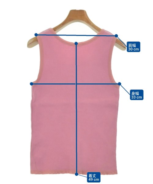 AURALEE（オーラリー）タンクトップ ピンク サイズ:0(S位) レディース/2200649749140