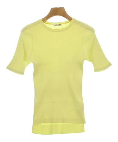 AURALEE(オーラリー)Tシャツ・カットソー 黄 サイズ:1(M位)/2200656137152