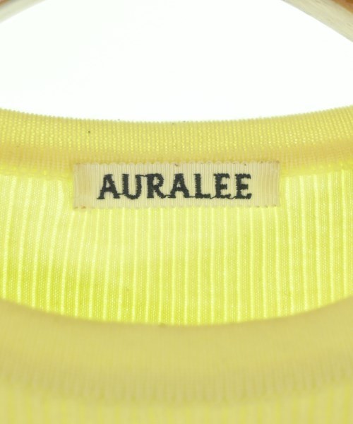 AURALEE（オーラリー）Tシャツ・カットソー 黄 サイズ:1(M位) レディース/2200656137152