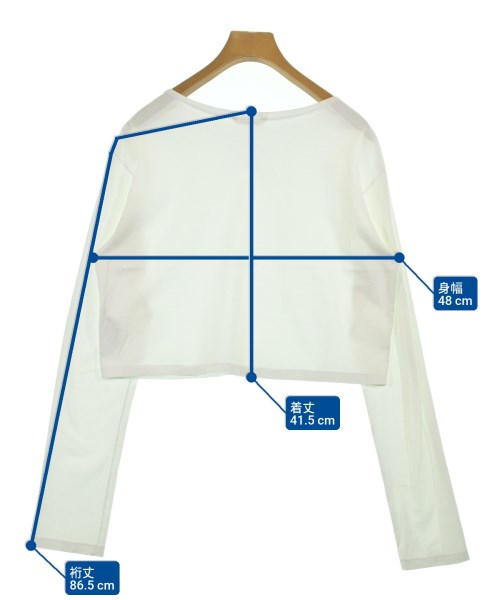 AURALEE（オーラリー）Tシャツ・カットソー 白 サイズ:1(M位) レディース/2200661055090