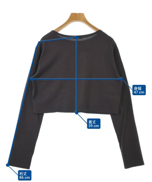 AURALEE（オーラリー）Tシャツ・カットソー 茶 サイズ:1(M位) レディース/2200659177032