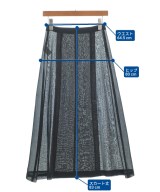 AURALEE（オーラリー）ロング・マキシ丈スカート 黒 サイズ:0(S位) レディース/2200661629055