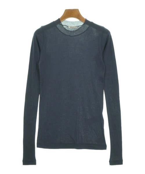 AURALEE(オーラリー)Tシャツ・カットソー 紺 サイズ:1(M位)/2200659356048