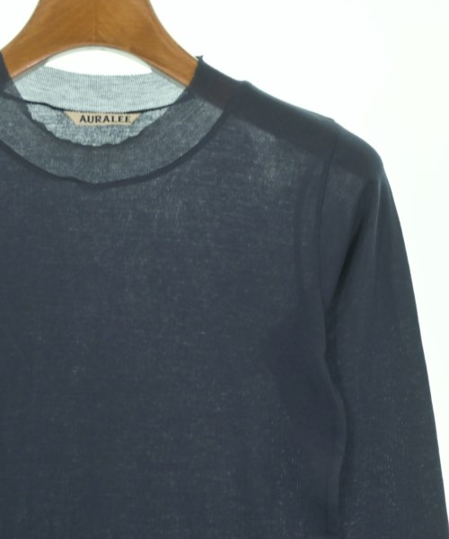 AURALEE（オーラリー）Tシャツ・カットソー 紺 サイズ:1(M位) レディース/2200659356048