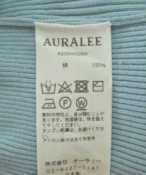 AURALEE（オーラリー）ベスト/ノースリーブ 青 サイズ:0(S位) レディース/2200712039079