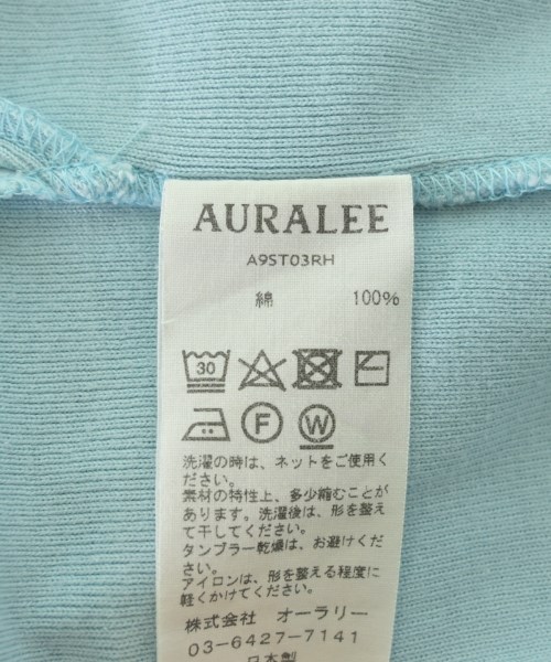 AURALEE（オーラリー）Tシャツ・カットソー 青 サイズ:0(S位) レディース/2200712039086