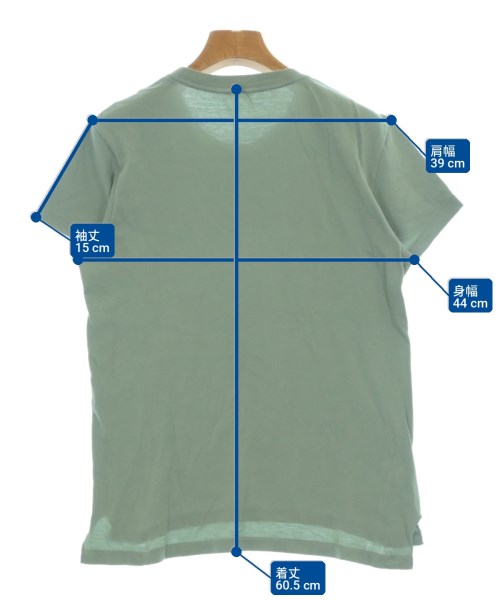 AURALEE（オーラリー）Tシャツ・カットソー 緑 サイズ:1(M位) レディース/2200709960409