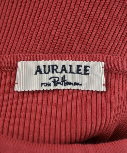 AURALEE（オーラリー）Tシャツ・カットソー 赤 サイズ:0(S位) レディース/2200712057103