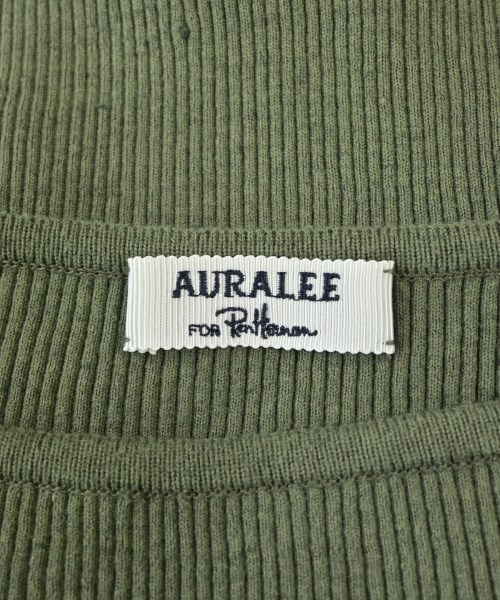 AURALEE（オーラリー）Tシャツ・カットソー カーキ サイズ:1(M位) レディース/2200714378121