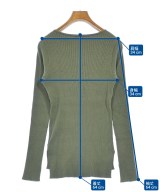 AURALEE（オーラリー）Tシャツ・カットソー カーキ サイズ:1(M位) レディース/2200714378121