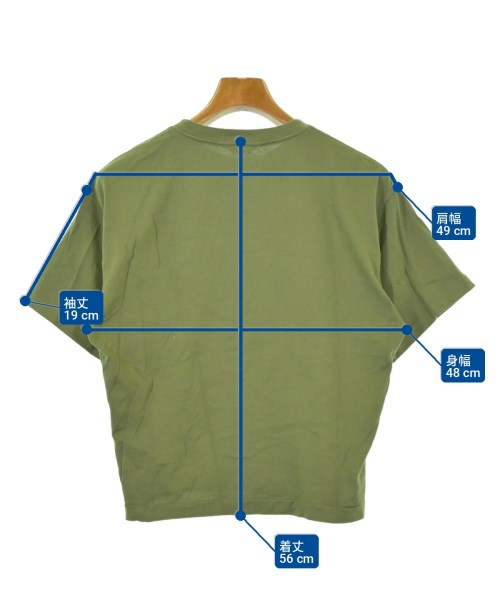 AURALEE（オーラリー）Tシャツ・カットソー カーキ サイズ:0(S位) レディース/2200714602028