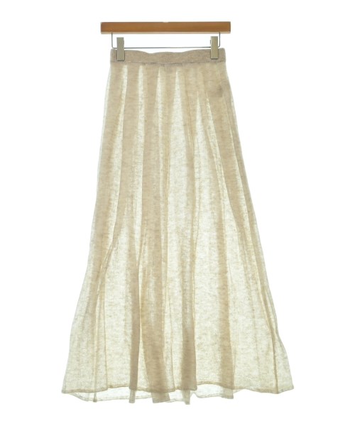 AURALEE(オーラリー)ロング・マキシ丈スカート ベージュ サイズ:1(M位)/2200632903108