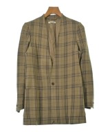 AURALEE（オーラリー）ノーカラージャケット 茶 サイズ:0(S位) レディース/2200639130033