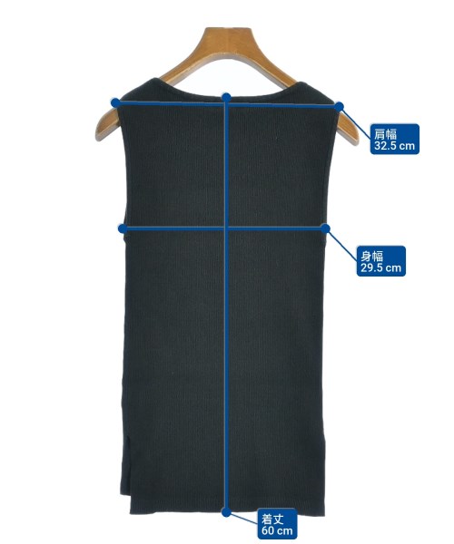 AURALEE（オーラリー）ノースリーブ 黒 サイズ:1(M位) レディース/2200648069133