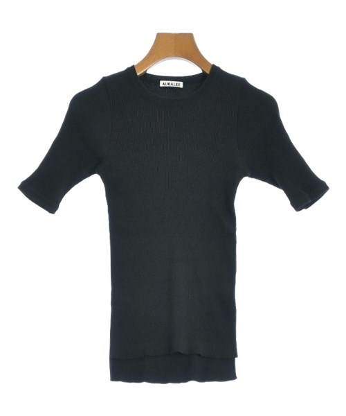 AURALEE(オーラリー)Tシャツ・カットソー 黒 サイズ:0(S位)/2200648069140