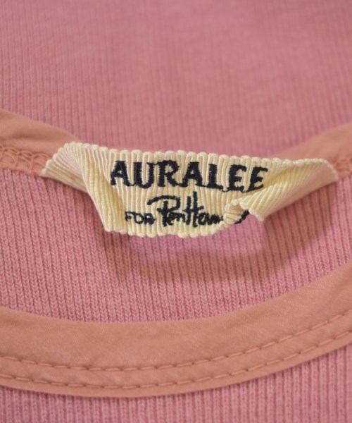 AURALEE（オーラリー）Tシャツ・カットソー ピンク サイズ:0(S位) レディース/2200633622060