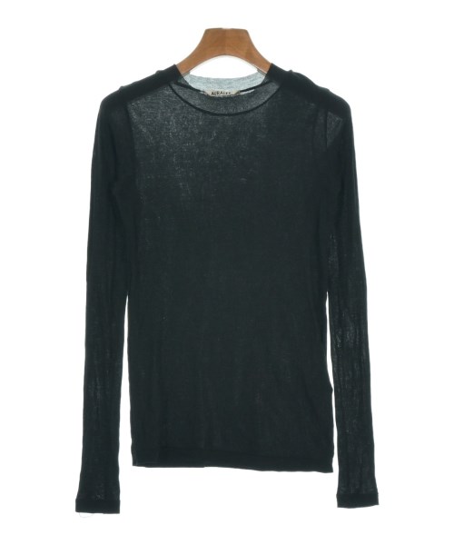 AURALEE(オーラリー)Tシャツ・カットソー 黒 サイズ:1(M位)/2200634240119