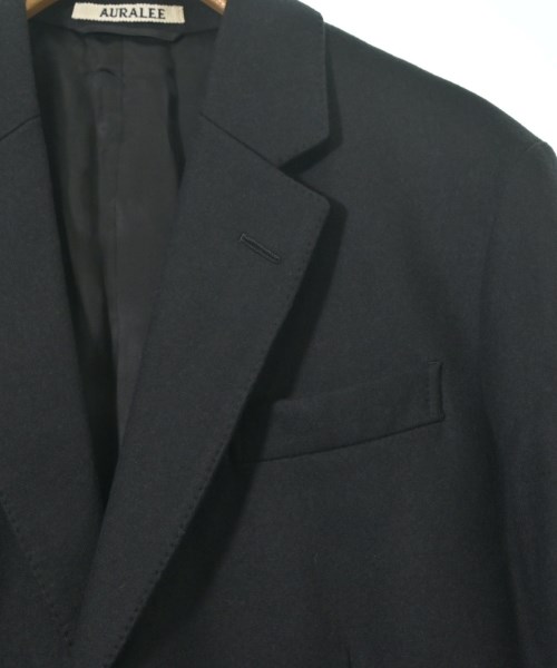 AURALEE（オーラリー）テーラードジャケット 黒 サイズ:0(S位) レディース/2200644203104