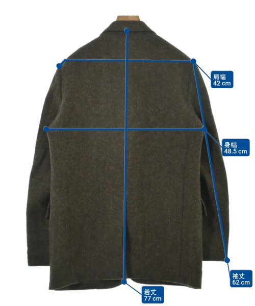 AURALEE（オーラリー）テーラードジャケット 茶 サイズ:0(S位) レディース/2200644203111