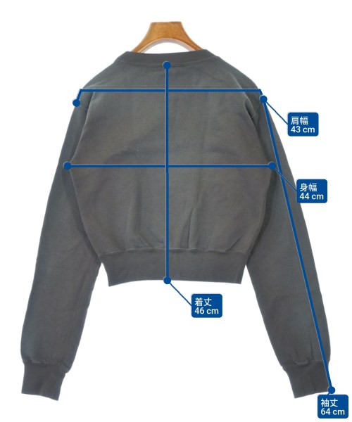 AURALEE（オーラリー）スウェット グレー サイズ:0(S位) レディース/2200644203166