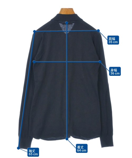 AURALEE（オーラリー）ニット・セーター 紺 サイズ:0(S位) レディース/2200644203210