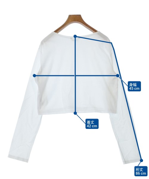 AURALEE（オーラリー）Tシャツ・カットソー 白 サイズ:1(M位) レディース/2200644203234