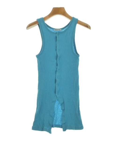AURALEE(オーラリー)タンクトップ 青 サイズ:1(M位)/2200642335012