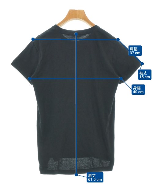 AURALEE（オーラリー）Tシャツ・カットソー 黒 サイズ:1(M位) レディース/2200650943209
