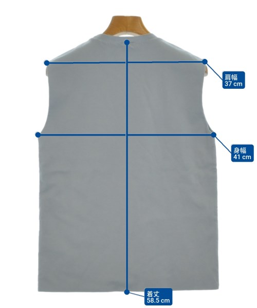 AURALEE（オーラリー）ノースリーブ 青 サイズ:0(S位) レディース/2200652028010