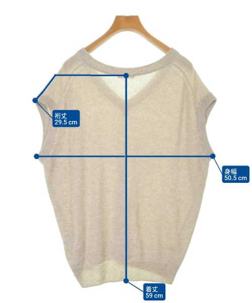 AURALEE（オーラリー）ベスト ベージュ サイズ:1(M位) レディース/2200652872026