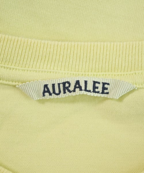 AURALEE（オーラリー）Tシャツ・カットソー 黄 サイズ:1(M位) レディース/2200647810071