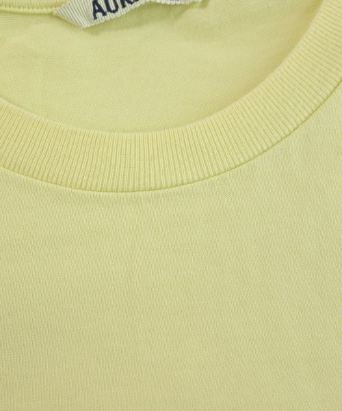 AURALEE（オーラリー）Tシャツ・カットソー 黄 サイズ:1(M位) レディース/2200647810071