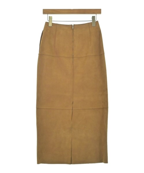 AURALEE（オーラリー）ひざ丈スカート ベージュ サイズ:0(XS位) レディース/2200653627069