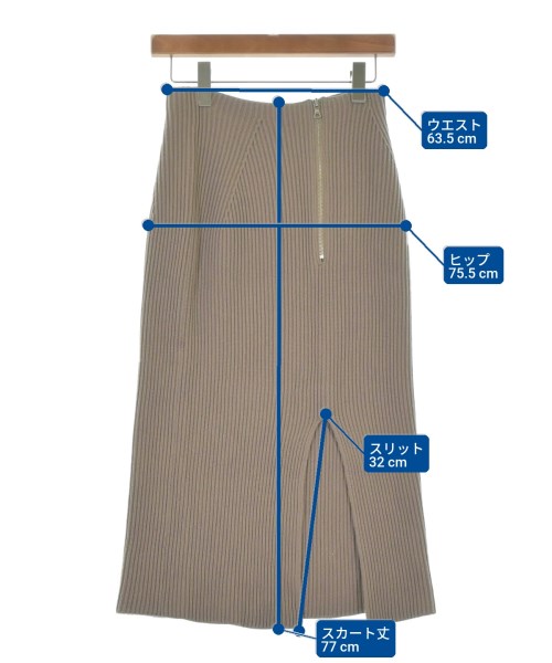 AURALEE（オーラリー）ロング・マキシ丈スカート グレー サイズ:1(M位) レディース/2200654245095