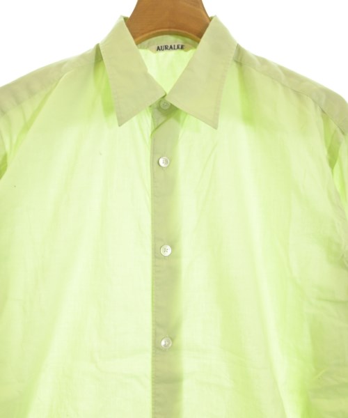 AURALEE（オーラリー）カジュアルシャツ 緑 サイズ:0(S位) レディース/2200654408018