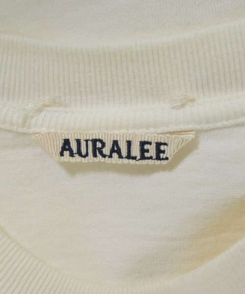 AURALEE（オーラリー）Tシャツ・カットソー 白 サイズ:1(M位) レディース/2200702871054