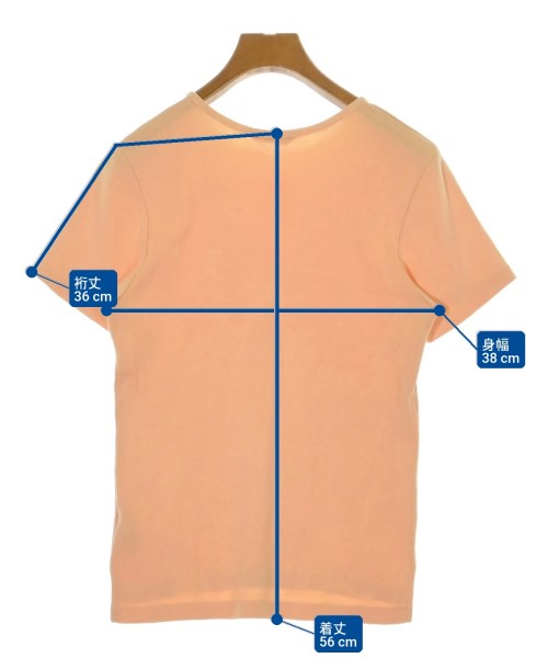 AURALEE（オーラリー）Tシャツ・カットソー オレンジ サイズ:1(M位) レディース/2200701045074