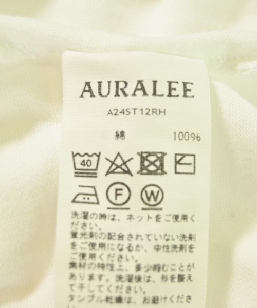 AURALEE（オーラリー）Tシャツ・カットソー 白 サイズ:0(S位) レディース/2200705969185
