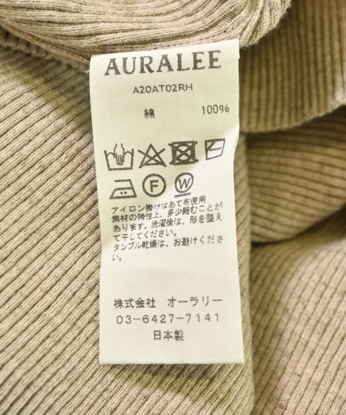 AURALEE（オーラリー）ニット・セーター ベージュ サイズ:0(S位) レディース/2200703170163