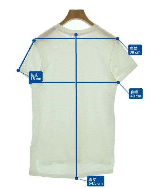 AURALEE（オーラリー）Tシャツ・カットソー 白 サイズ:1(M位) レディース/2200709146018