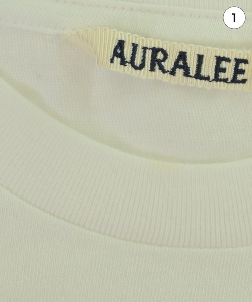 AURALEE（オーラリー）Tシャツ・カットソー 白 サイズ:1(M位) レディース/2200709146018